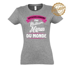 Meilleur Maman Gris Chiné