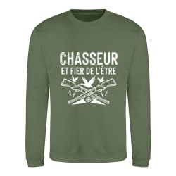 Sweat shirt Chasseur - Pull Chasse Carper green