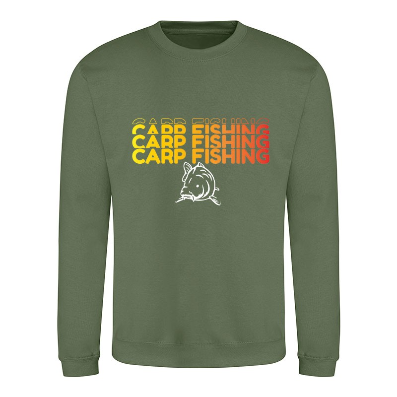 Sweat Pull Carp Fishing - Carper Green