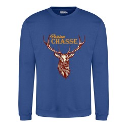 Sweatshirt chasse col rond