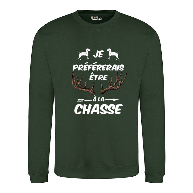 Sweat pull Chasseur Humour