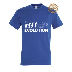 T-shirt Porsche Evolution Bleu Royal