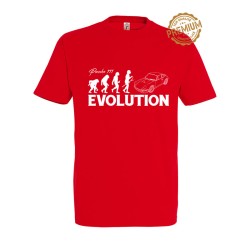 Tee Shirt Porsche Evolution Rouge
