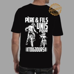 T-shirt Motocross marquage dos