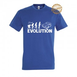 T-Shirt Homme Evolution Coccinelle Bleu