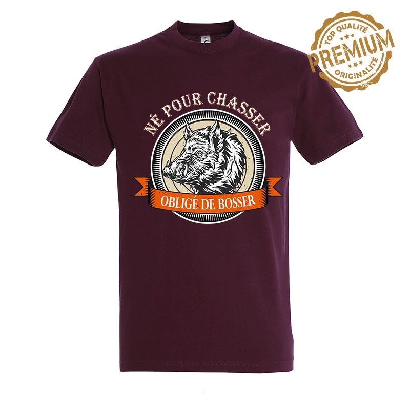 Fan de sanglier bordeaux