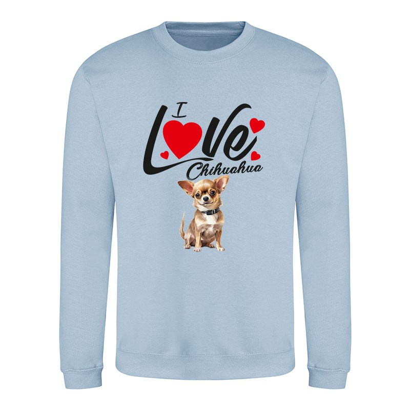 Sweat Chihuahua Bleu