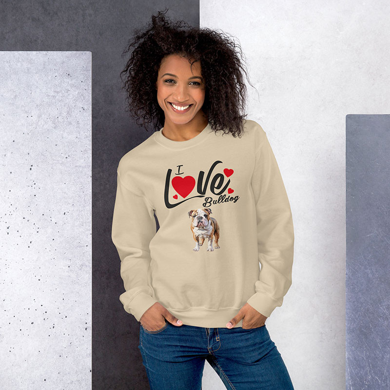 Sweat Shirt Bulldog Sable