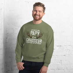 Sweat Shirt papy Chasseur kaki