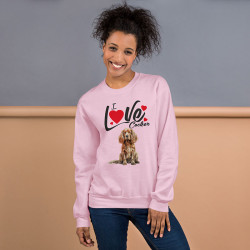 Pull Femme Personnalisé Chien Rose