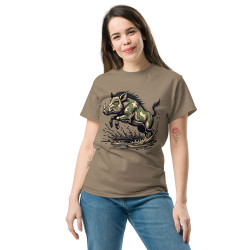 Tee Shirt  Chasse Sanglier Femme