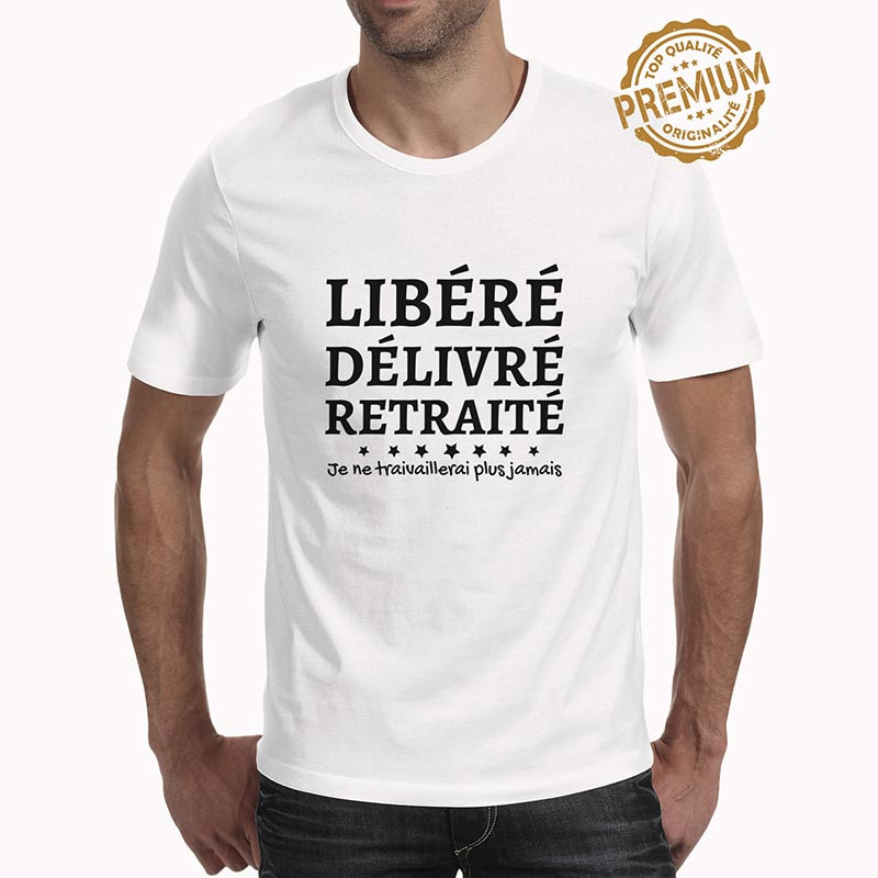 T-shirt homme futur retraité