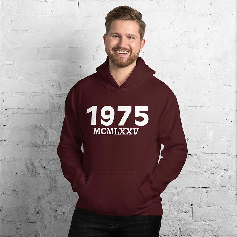 Sweat capuche anniversaire homme