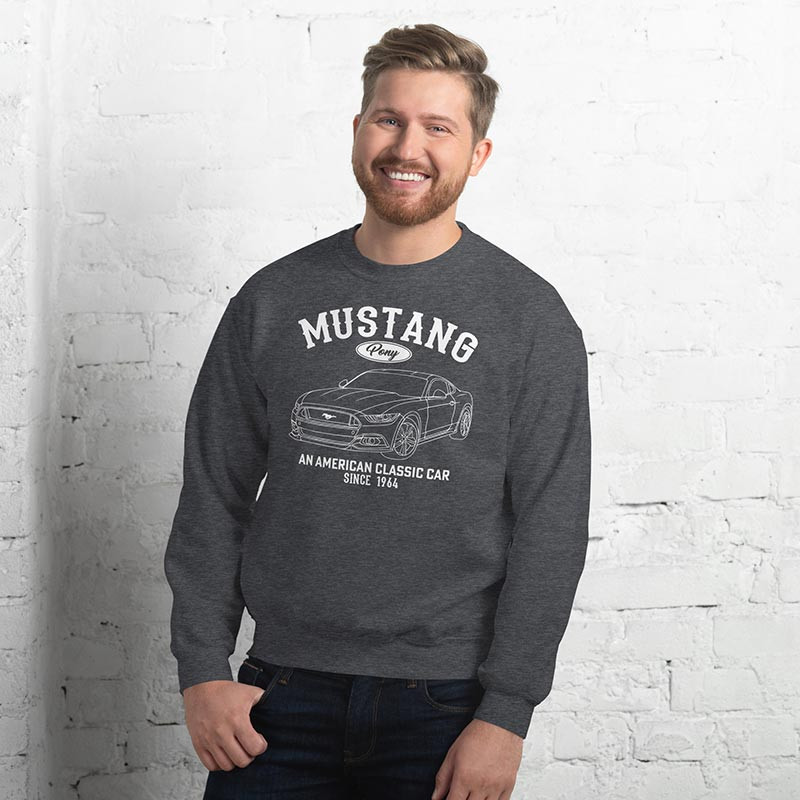 Sweat Homme Ford Mustang - Pony