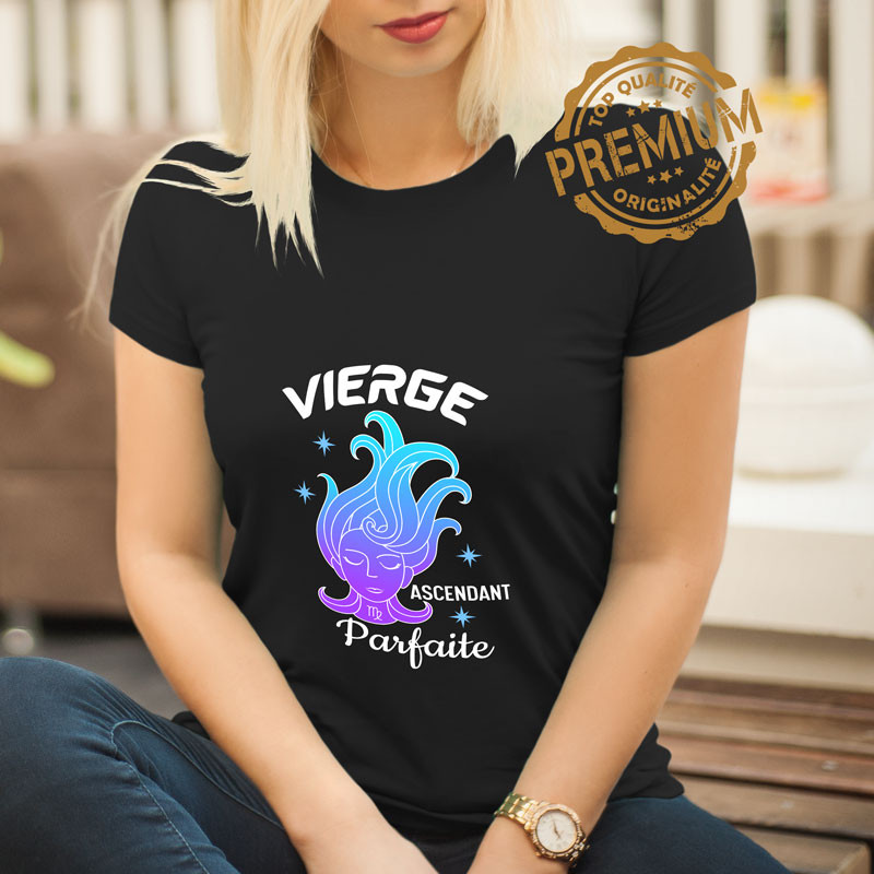 Tee shirt Femme Horoscope Vierge