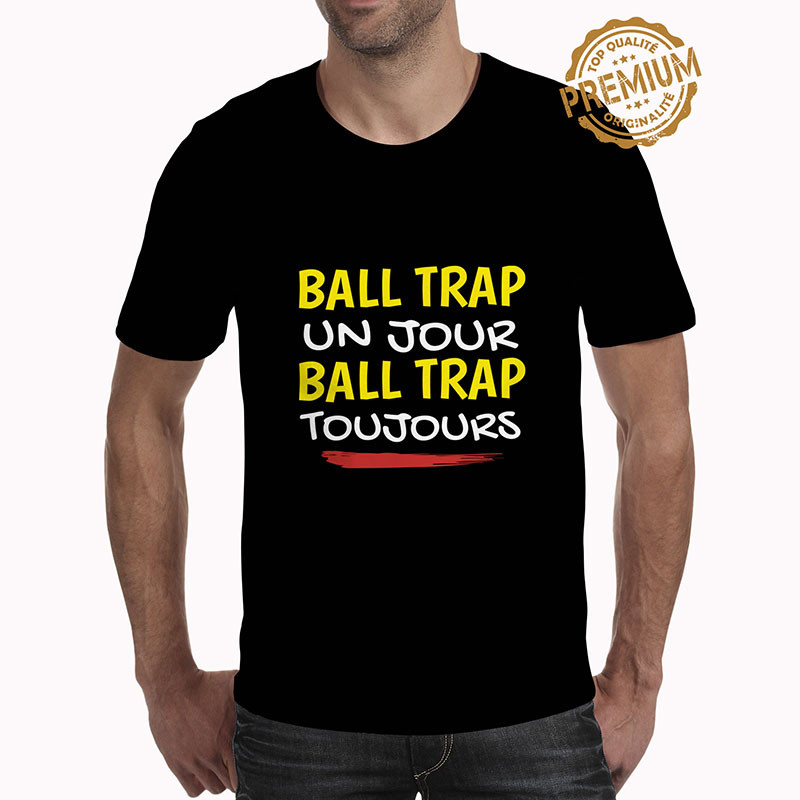 T-shirt Homme Passionné de Ball-Trap