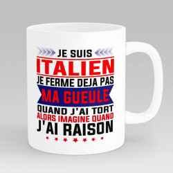 Mug cadeau Humour personnalisé Italien