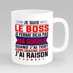 Mug Personnalisé Je suis le Boss