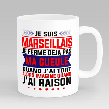 Mug Personnalisé Humour Homme Marseillais