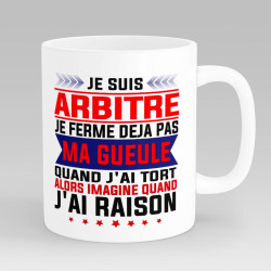 Mug cadeau Humour personnalisé Arbitre