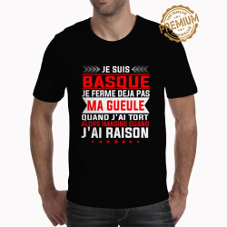 T-shirt Humour Homme Je Suis Basque
