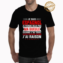 Tee-shirt Humour Homme Je Suis Espagnol