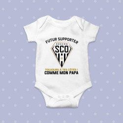 Cadeau Naissance Bébé Supporter Angers SCO