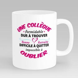 Mug Cadeau Départ Retraite Collègue