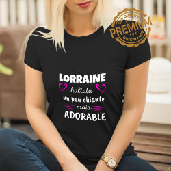 T-Shirt Femme Adorable Lorraine - Haltata