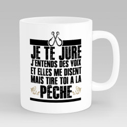 Mug Personnalisé Humour Pêche - Pêcheur