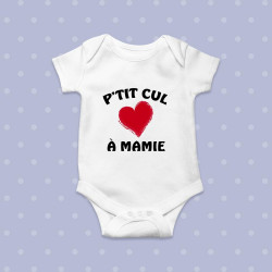 Body Bébé P'tit Cul à Mamie - Cadeau