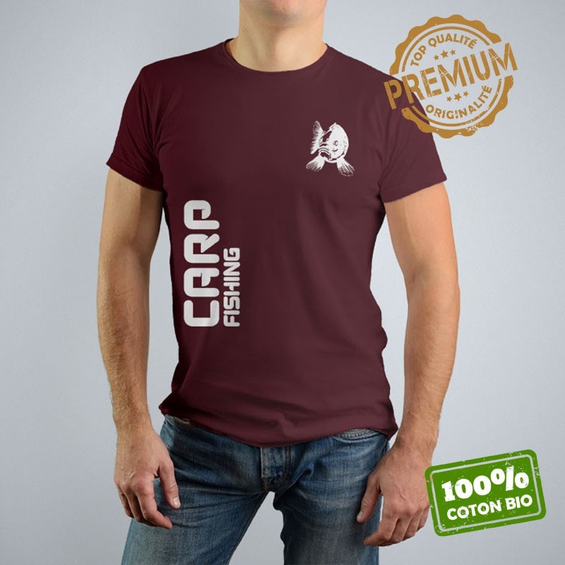 T-shirt Carp Fishing  Bordeau