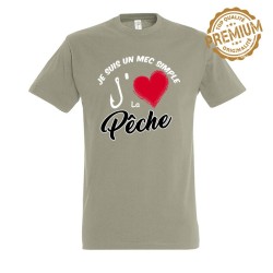J'aime la pêche - Kaki